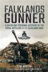 Book cover of Falklands Gunner by Tom Martin
