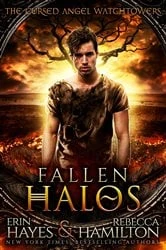 Book cover of Fallen Halos by Erin Hayes