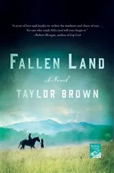 Book cover of Fallen Land by Taylor Brown