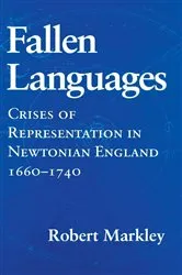 Book cover of Fallen Languages by Robert Markley