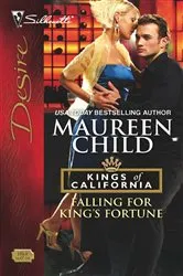 Book cover of Falling for King's Fortune by Maureen Child