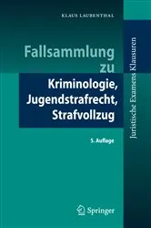Book cover of Fallsammlung zu Kriminologie, Jugendstrafrecht, Strafvollzug (5th ed.) by Klaus Laubenthal