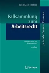 Book cover of Fallsammlung zum Arbeitsrecht (2nd ed.) by B. Ulrici