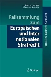 Book cover of Fallsammlung zum Europäischen und Internationalen Strafrecht by Bernd Hecker