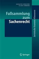 Book cover of Fallsammlung zum Sachenrecht by Unknown