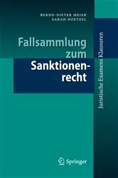 Book cover of Fallsammlung zum Sanktionenrecht by Bernd-Dieter Meier