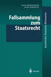 Book cover of Fallsammlung zum Staatsrecht by Ralf Brinktrine