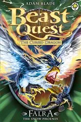 Book cover of Falra the Snow Phoenix by Adam Blade