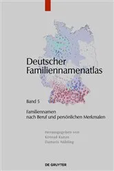 Book cover of Familiennamen nach Beruf und persönlichen Merkmalen by Unknown