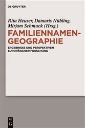 Book cover of Familiennamengeographie by Rita Heuser