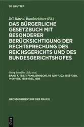 Book cover of Familienrecht, §§ 1297–1302, 1353–1390, 1408–1518, 1558–1563, 1588 (10th ed.) by Unknown