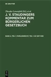 Book cover of Familienrecht, Teil 1: §§ 1297–1538 (5th ed.) by Unknown