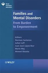 Book cover of Families and Mental Disorders by Norman Sartorius