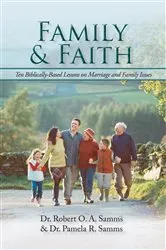 Book cover of Family & Faith by Dr. Pamela R. Samms