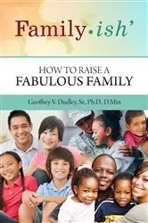 Book cover of Family-ish by Dudley, Geoffrey, V