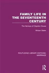 Book cover of Family Life in the Seventeenth Century by Miriam Slater