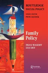 Book cover of Family Policy by Unknown