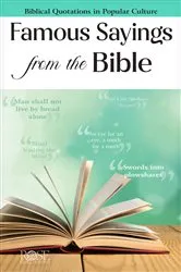 Book cover of Famous Sayings from the Bible by Rose Publishing