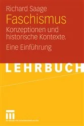 Book cover of Faschismus by Richard Saage