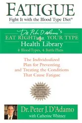 Book cover of Fatigue: Fight It with the Blood Type Diet by Peter J. D'Adamo