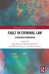 Book cover of Fault in Criminal Law by Unknown