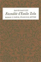 Book cover of Fécondité d'Emile Zola by David Baguley