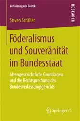 Book cover of Föderalismus und Souveränität im Bundesstaat by Steven Schäller