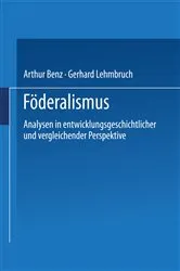 Book cover of Föderalismus by Arthur Benz