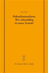 Book cover of Föderalismusreform: Wie reformfähig ist unser System? by Unknown