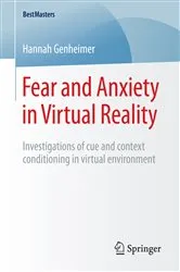 Book cover of Fear and Anxiety in Virtual Reality by Hannah Genheimer