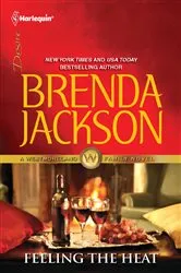 Book cover of Feeling the Heat & Night Heat by Brenda Jackson