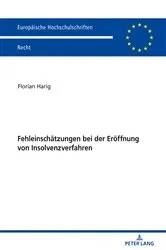Book cover of Fehleinschaetzungen bei der Eroeffnung von Insolvenzverfahren by Unknown