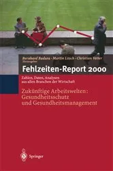 Book cover of Fehlzeiten-Report 2000 by Bernhard Badura