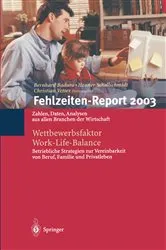 Book cover of Fehlzeiten-Report 2003 by Bernhard Badura