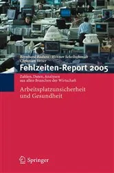Book cover of Fehlzeiten-Report 2005 by Bernhard Badura