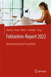 Book cover of Fehlzeiten-Report 2022 by Bernhard Badura