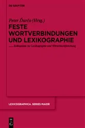 Book cover of Feste Wortverbindungen und Lexikographie by Unknown