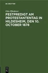 Book cover of Festpredigt am Protestantentag in Hildesheim, den 10. October 1878 by Unknown