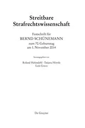 Book cover of Festschrift für Bernd Schünemann zum 70. Geburtstag am 1. November 2014 by Unknown