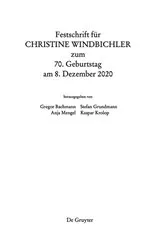 Book cover of Festschrift für Christine Windbichler zum 70. Geburtstag am 8. Dezember 2020 by Gregor Bachmann
