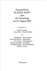Book cover of Festschrift für Klaus J. Hopt zum 80. Geburtstag am 24. August 2020 by Stefan Grundmann