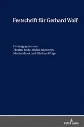 Book cover of Festschrift fuer Gerhard Wolf by Thomas Bode