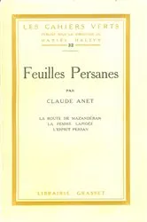 Book cover of Feuilles persanes by Claude Anet