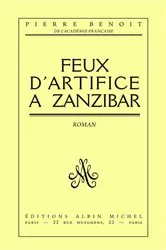 Book cover of Feux d'artifice à Zanzibar by Unknown