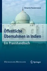 Book cover of Öffentliche Übernahmen in Indien - Ein Praxishandbuch by Benjamin Parameswaran