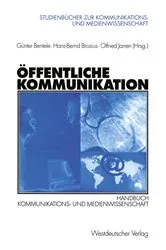 Book cover of Öffentliche Kommunikation by Günter Bentele