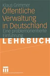 Book cover of Öffentliche Verwaltung in Deutschland by Klaus Grimmer