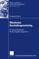 Book cover of Öffentliches Beschaffungsmarketing by Constantin Blome