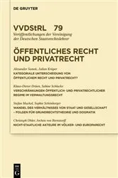 Book cover of Öffentliches Recht und Privatrecht by Unknown