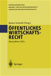 Book cover of Öffentliches Wirtschaftsrecht by Reiner Schmidt